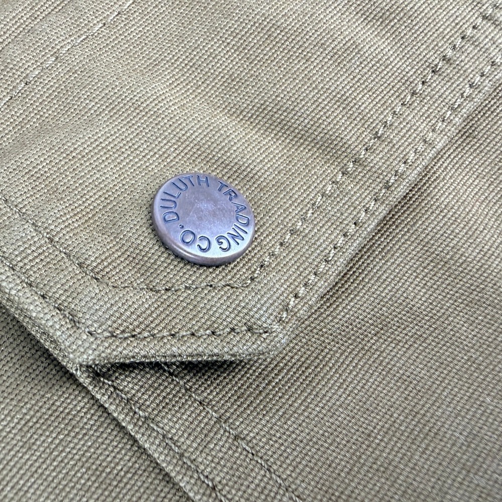 Duluth Trading Co Fire Hose Slim Leg Cargo Pants Brown 14x33 34719 Workwear - Picture 7 of 7